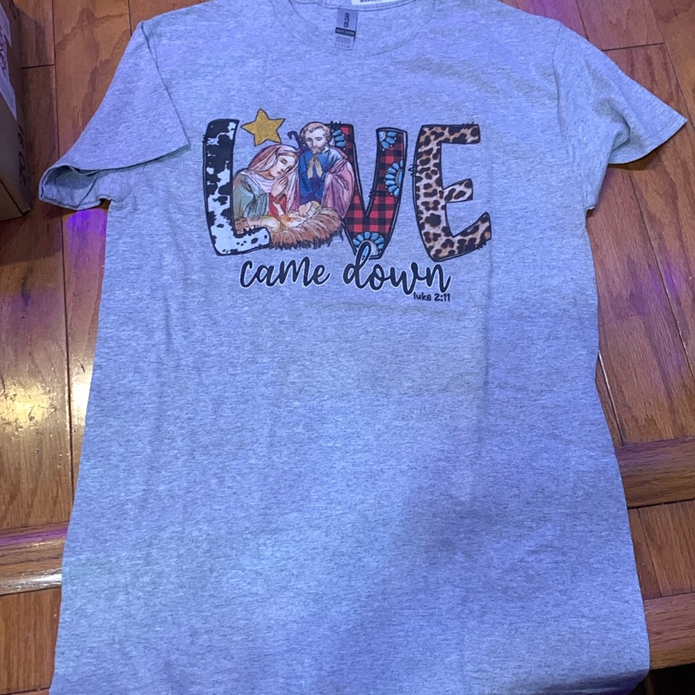 Short Sleeve Nativity Tee “Came Down”